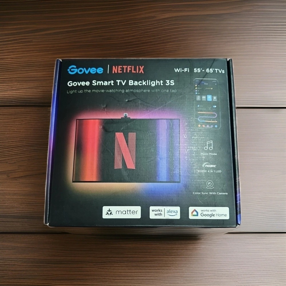 Govee Smart Backlights For 55"-65" Inch TV New!!
